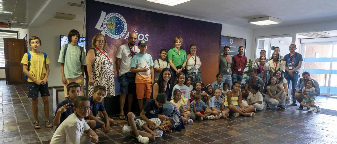 Participantes en la jornada de actividades organizadas por el IAC, ACAPS y el MCC en el marco del programa “Vacaciones en Paz”