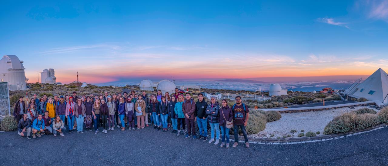 Winter School 2023 group at OT. Credit: Daniel López