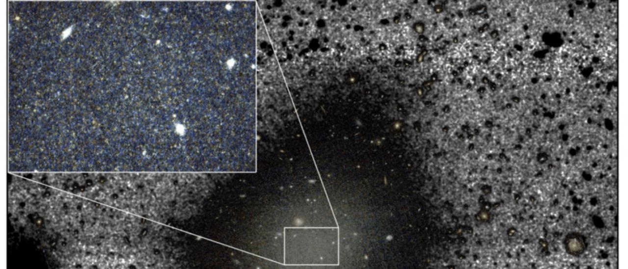 The ultra-diffuse galaxy KKS2000]04 (NGC1052-DF2), towards the constellation of Cetus, considered previously a galaxy with no dark matter.