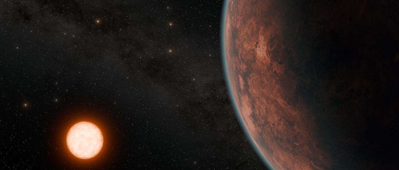 Representación artística de Gliese 12 b