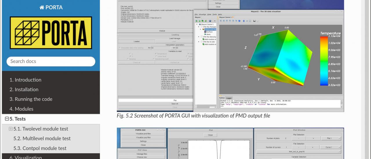 Image of the public version of the 3D radiative transfer code PORTA