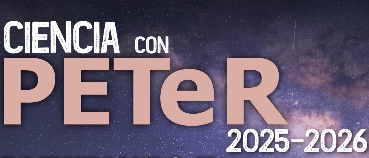 Cartel de ‘Ciencia con PETeR’