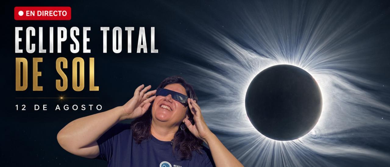 El IAC retransmite el eclipse total de Sol en su Canal oficial del IAC en YouTube