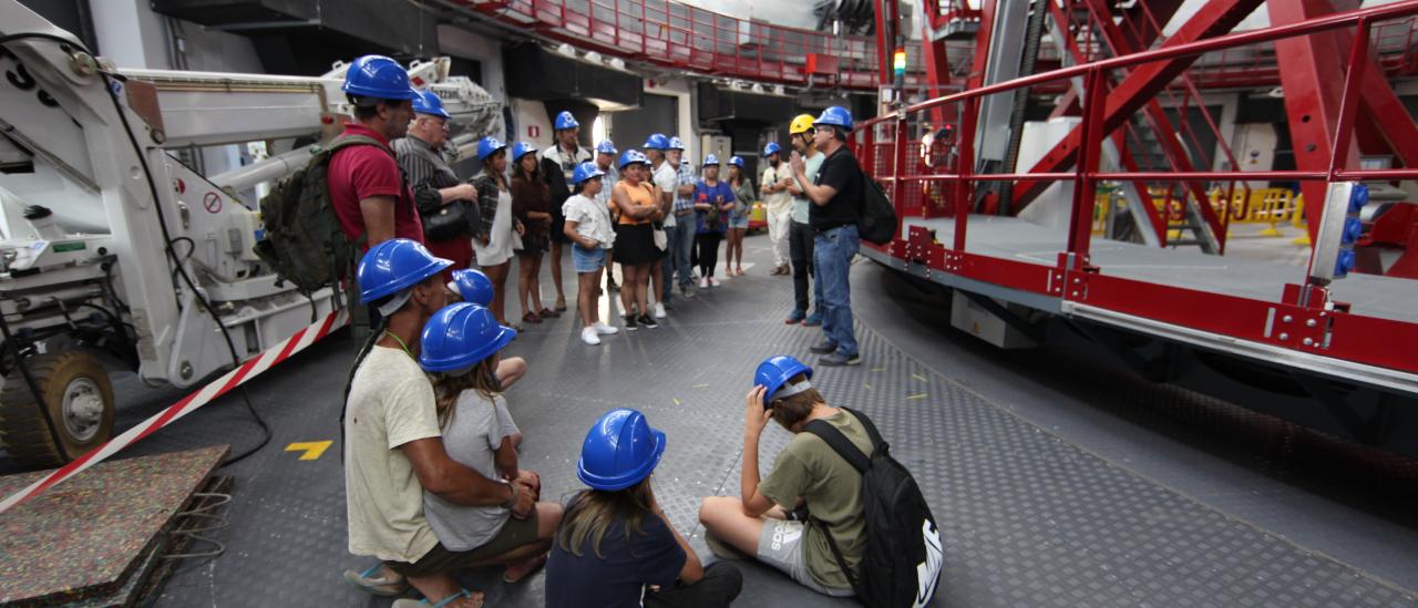 Vecinos de Garafía visitan el GRANTECAN