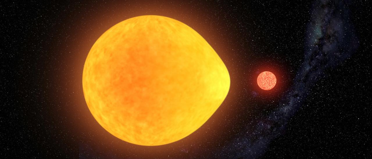 Pulsating star in binary system