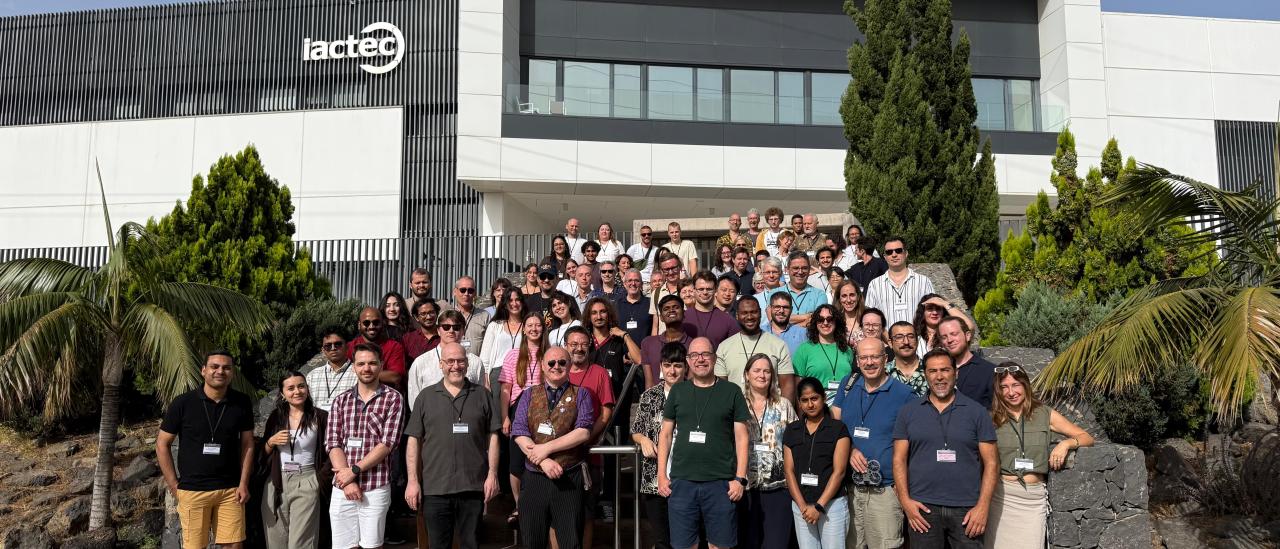 Participants at the COST NanoSpace Joint Scientific Meeting, held at the IACTEC building in La Laguna, Tenerife