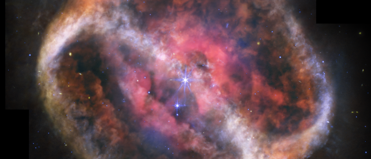 Imagen de la nebulosa planetaria NGC 1514, obtenida con el telescopio espacial James Webb