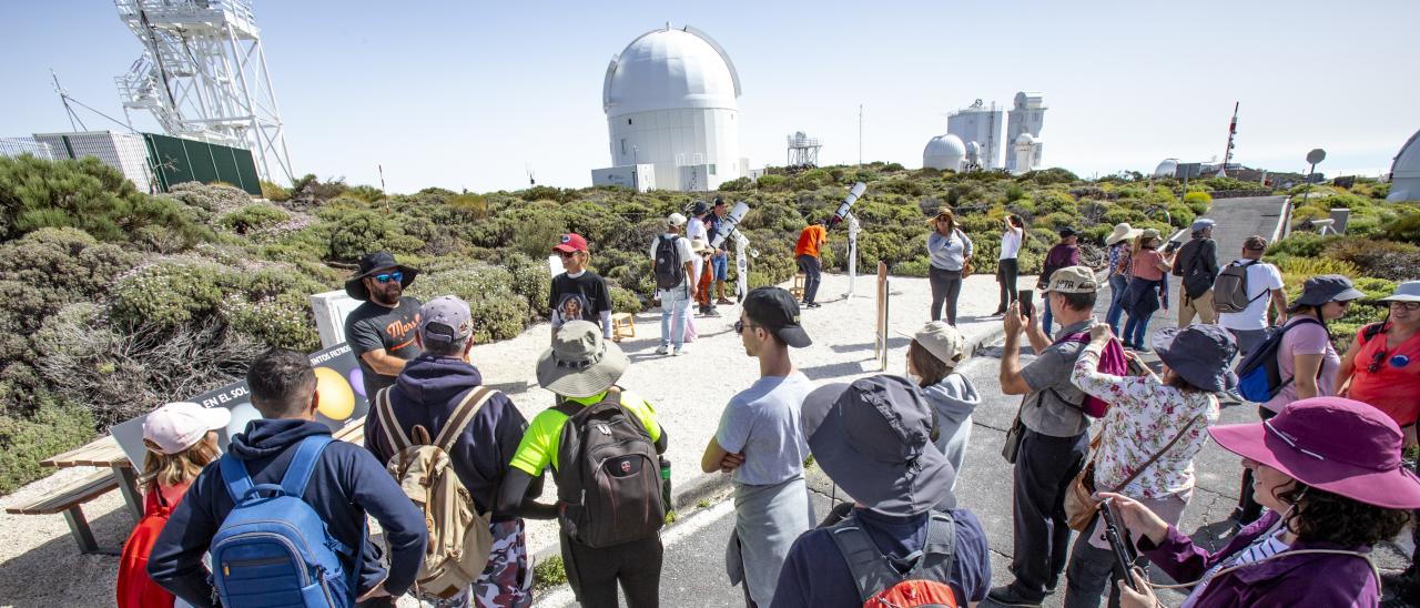 Jornada de puertas abiertas en el Observatorio del Teide