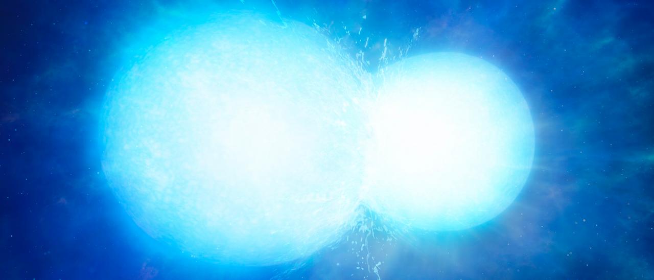 Artistic representation of the white dwarf star