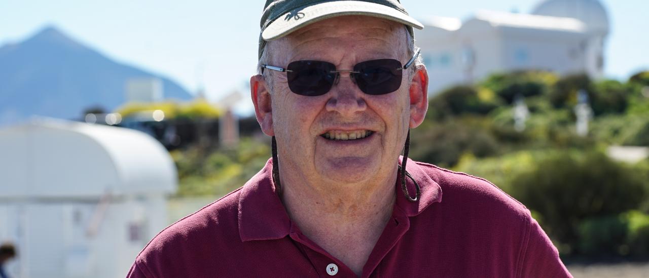 Wayne Rosing, during his visit to the Teide Observatory