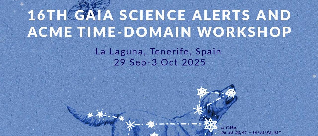 Poster for the 16th Gaia Science Alerts and ACME Time-Domainel workshops