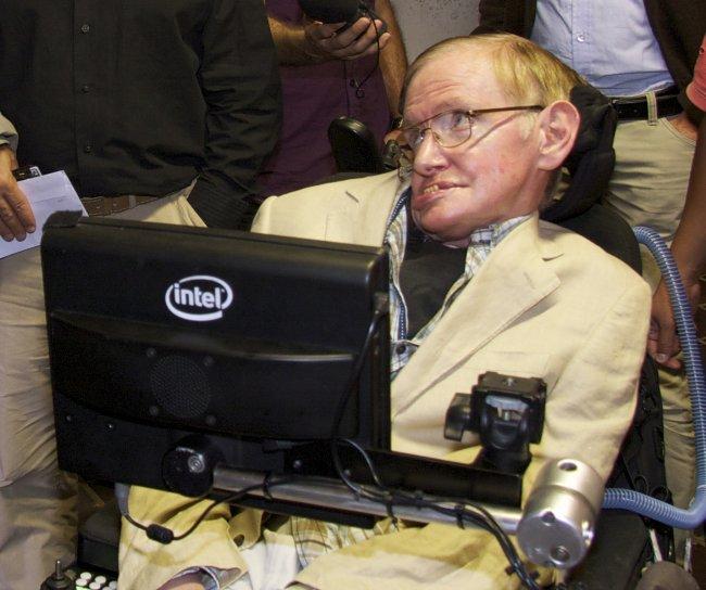 Stephen Hawking, at the IAC in 2014. Credit: Luis Chinarro (IAC).