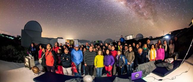 Participants in the 2016 edition at the Teide Observatory. Credit: Daniel López/IAC. 