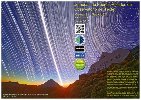 "Observatorio del Teide" Open Days 2013 PosterCopyright: IAC