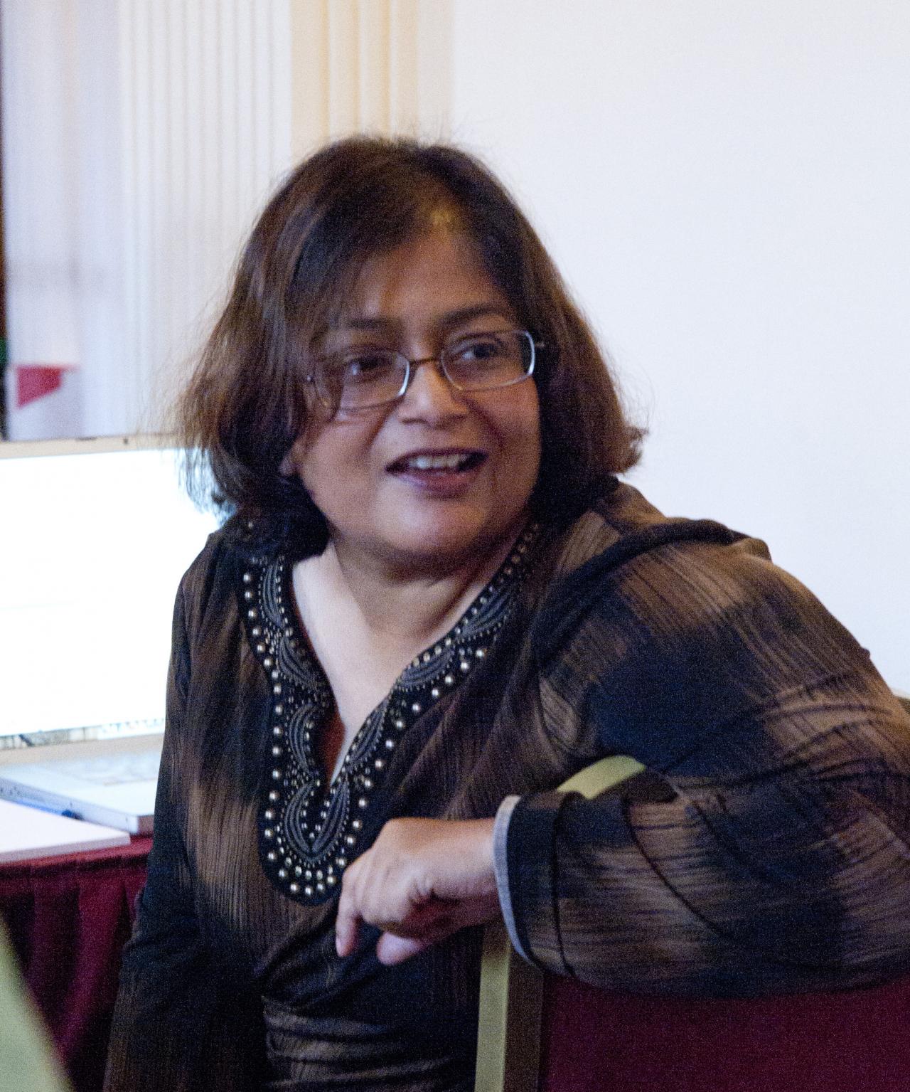 Sarbani Basu at the XXII Canary Islands Winter School of Astrophysics.Photo: Miguel Briganti, Servicio MultiMedia (IAC)