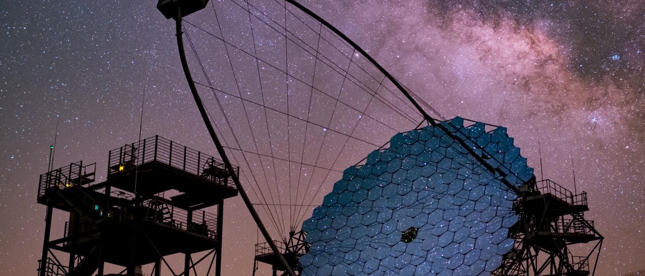 The LST-1 telescope at La Palma