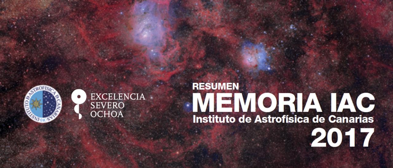 Portada Memoria IAC 2017 gráfica