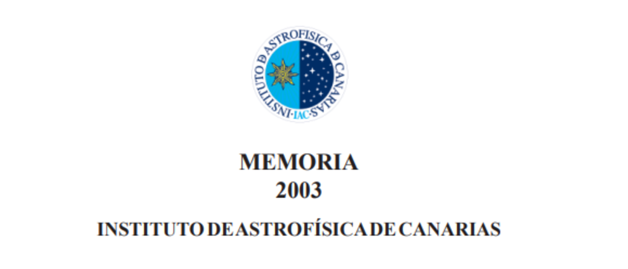 Memoria 2003