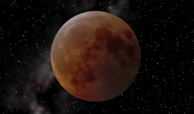 La madrugada del 28 de agosto de 2026 tendremos un eclipse parcial de Luna / IAC