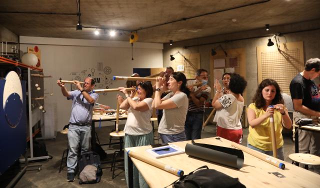 Teachers during one of the workshops at MCC