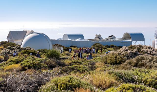 Experimento QUIJOTE en el Observatorio del Teide durante las JJPPAA23