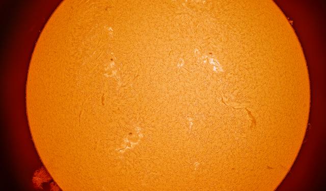 Sol H alpha 24 junio