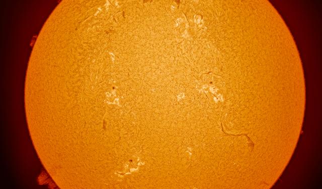 Sol H alpha 23 junio