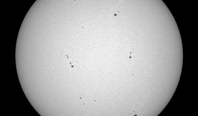 Sol luz visible 23 junio 23