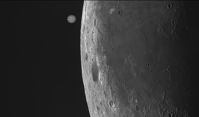 Ocultación de Júpiter por la Luna