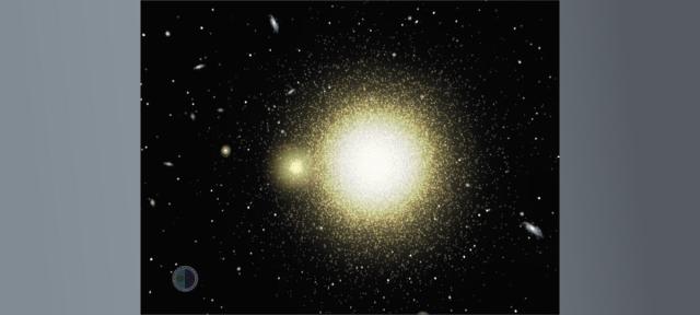 Collision of elliptical galaxies and star-forming waves