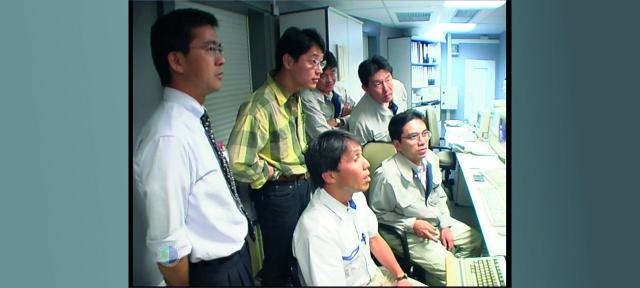 Primera comunicación entre LUCE (en la OGS) y el satélite ARTEMIS (2003)