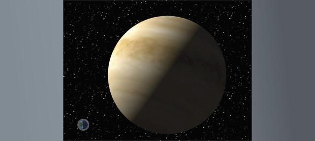 Traverse the dense atmosphere of Venus to its ground