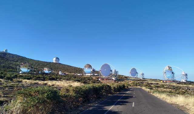 Nueva red de telescopios LST en el Observatorio del Roque de los Muchachos, en La Palma