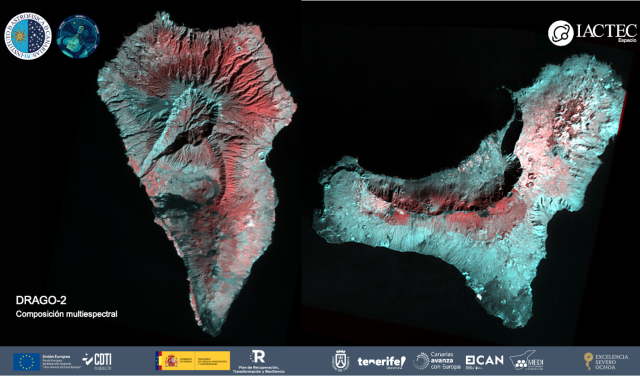 ALISIO-1 image of La Palma and El Hierro