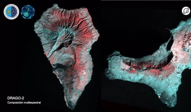 First images captured by the Canary satellite ALISIO-1