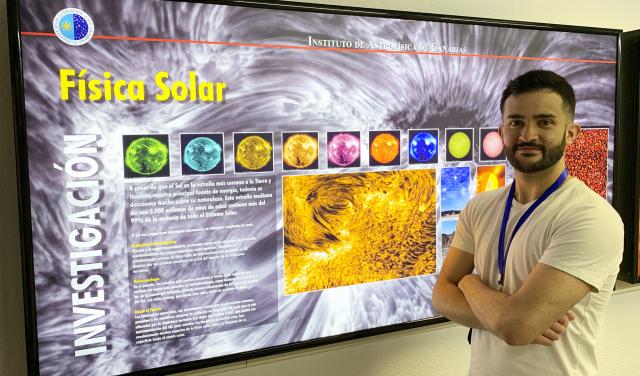 Daniel Nóbrega Siverio, postdoctoral researcher at the IAC. Credit: Carmen del Puerto (IAC).