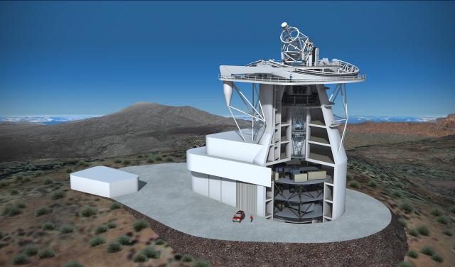European Solar Telescope (EST). Credit: Gabriel Pérez Díaz, SMM (IAC)