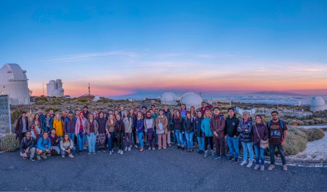 Winter School 2023 group at OT. Credit: Daniel López