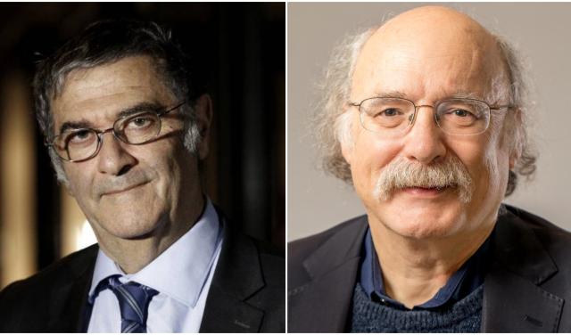 Serge Haroche, Premio Nobel de Física en 2012, y F. Duncan Haldane, Premio Nobel de Física en 2016