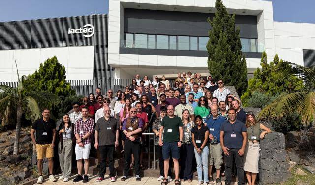 Participants at the COST NanoSpace Joint Scientific Meeting, held at the IACTEC building in La Laguna, Tenerife