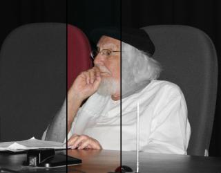 Ernesto Cardenal, en el Museo de la Ciencia y el Cosmos, de Museos de Tenerife, durante un espectáculo poético-musical financiado por el Gobierno de Canarias, a través del programa “Septenio”, con motivo del Año Internacional de la Astronomía 2009.