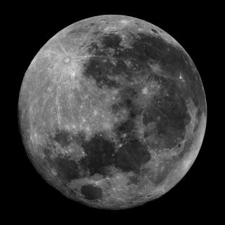 Luna llena en filtro IR Luna llena en filtro IR