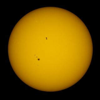 El Sol y la ISS