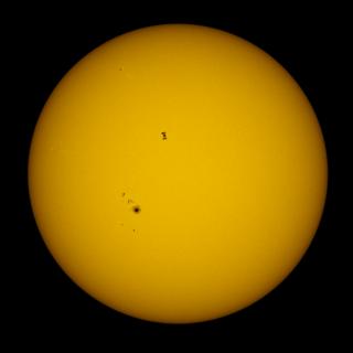 El Sol y la ISS