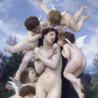 “La primavera”, por William-Adolphe Bouguereau (1886). Joslyn Art Museum. “La primavera”, por William-Adolphe Bouguereau (1886). Joslyn Art Museum.