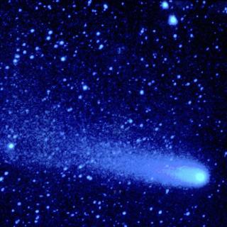 Imagen del cometa Halley obtenida en marzo de 1986 con el Telescopio Mons, en el Observatorio del Teide (Tenerife). Crédito: IAC. Imagen del cometa Halley obtenida en marzo de 1986 con el Telescopio Mons, en el Observatorio del Teide (Tenerife). Crédito: IAC.