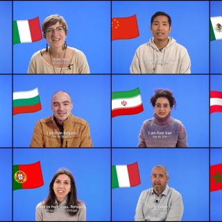Participantes del proyecto audiovisual "IAC World"