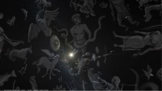 Representación del cielo donde se aprecia el paso del Sol saliendo de la constelación de Ofiuco y entrando en la de Sagitario. Crédito: Stellarium. Representación del cielo donde se aprecia el paso del Sol saliendo de la constelación de Ofiuco y entrando en la de Sagitario. Crédito: Stellarium.