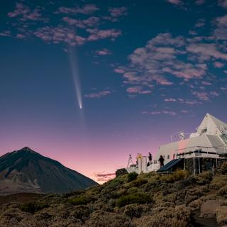 Cometa C/2023 A3 Tsuchinshan/Atlas