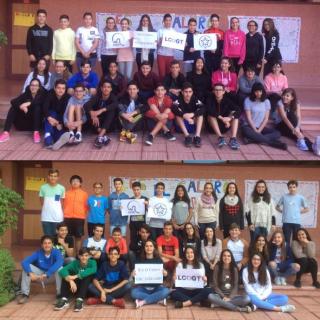 Students at the Calero Institute of Secondary Education (Gran Canaria, Canary Islands), who have discovered the variable stars TYC 3224-2619-1 y GSC 03224-01689. Credits: IES El Calero.